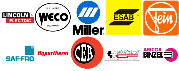 LINCOLN ELECTRIC | WECO | MILLER | ESAB | FRO | FEIN | HYPERTHERM | CEA | ELETTRO CF | BINZEL